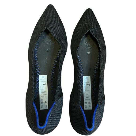 Rothy’s The Point Women’s Flats Black Size 8 - Picture 11 of 12